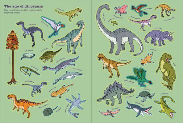 The Nature Timeline Stickerbook