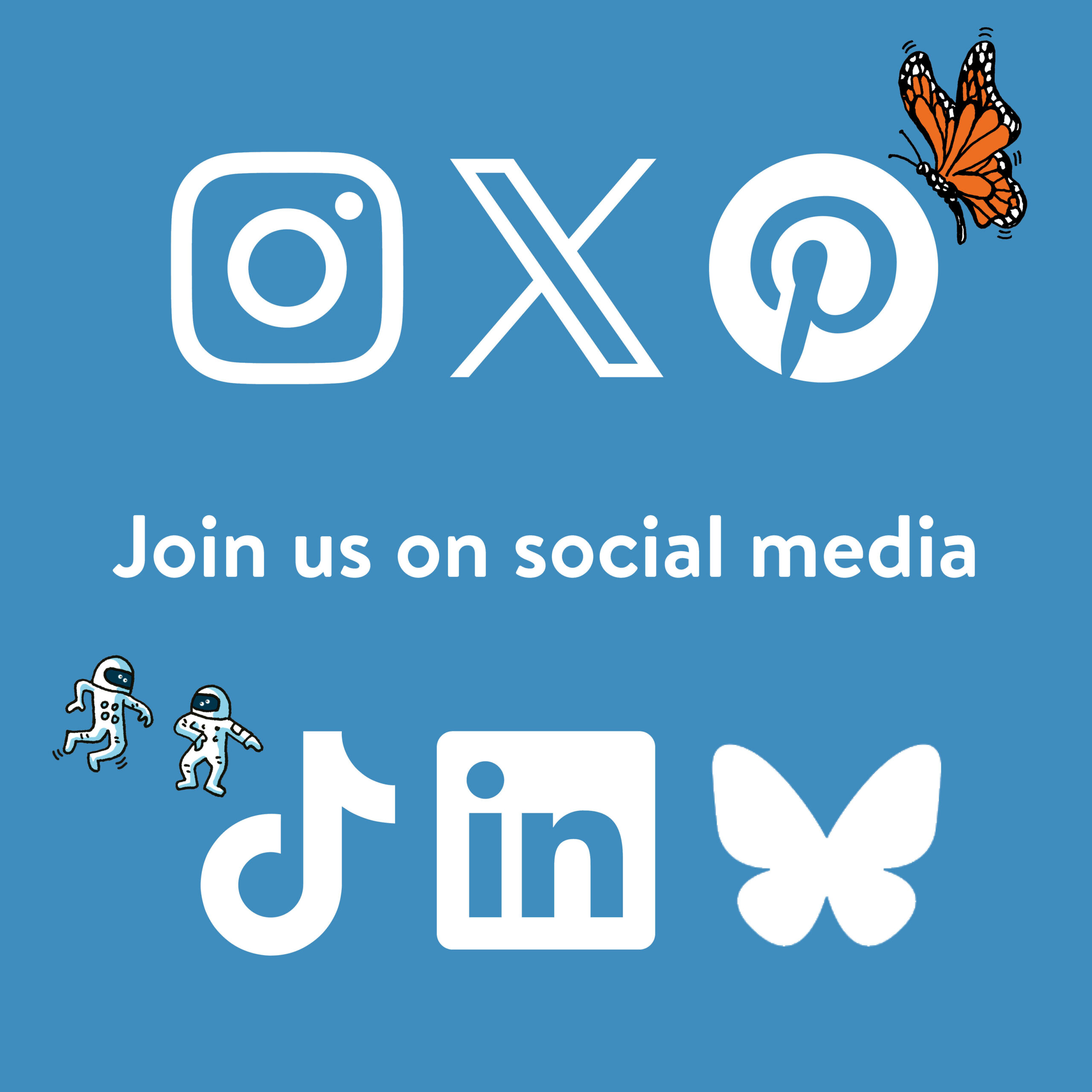 Join us on social media 